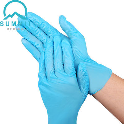 Blauwe Handschoenen 240mm van het Nitril Medische Beschikbare Onderzoek