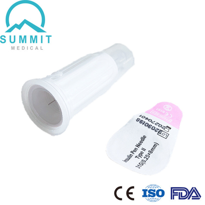 Uiterst dunne Diabetesveiligheid Pen Needle voor Comfortabele Injecties, 31G 8mm, 100 PCs