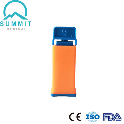 Eenmalig gebruik Auto Lancing Device Veiligheid Bloed Lancet 21G 2.2mm Oranje