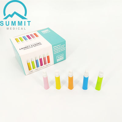 Fingerprick Lancet-apparaat 18G 21G 23G 26G 28G 30G voor diagnostische tests