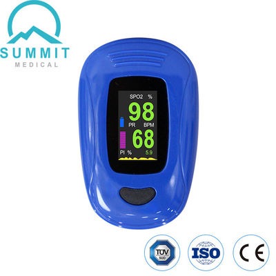 OLED-de Vingertopimpuls Oximeter 30bpm-240bpm van het Vertoningsblauwe bloed