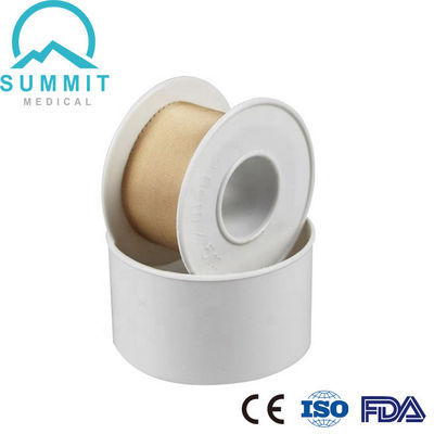 2.5cmX5m Tan Silk Surgical Adhesive Plaster met Plastic Spoel