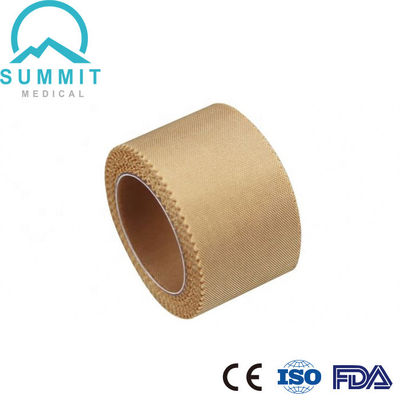 2.5cmX5m Tan Silk Surgical Adhesive Plaster met Plastic Spoel