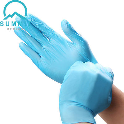 Blauwe Handschoenen 240mm van het Nitril Medische Beschikbare Onderzoek