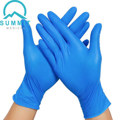 Blauwe 3,5 MIL Disposable Examination Gloves, het Examenhandschoenen van het Latex Vrije Medische Nitril