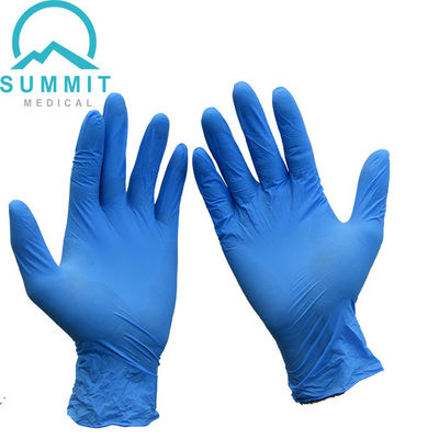 Blauwe 3,5 MIL Disposable Examination Gloves, het Examenhandschoenen van het Latex Vrije Medische Nitril