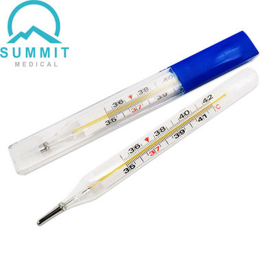 Het Glasthermometers Klinisch Mercury Thermometers Medium Size van de het ziekenhuis Mondelinge Oksel