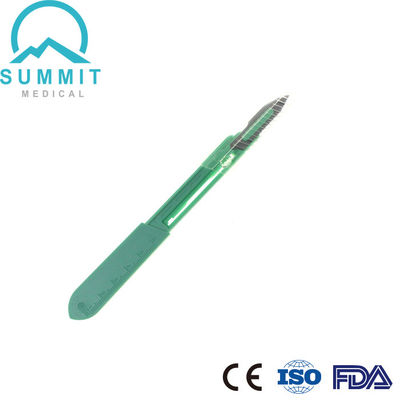 Blad van de roestvrij staal het Chirurgische Scalpel, Kant Geactiveerde Scalpel Voor éénmalig gebruik