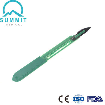 Blad van de roestvrij staal het Chirurgische Scalpel, Kant Geactiveerde Scalpel Voor éénmalig gebruik