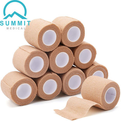 Tan Color Nonwoven Self Adherent-Verbandomslag 2 Duim X 5 Yards