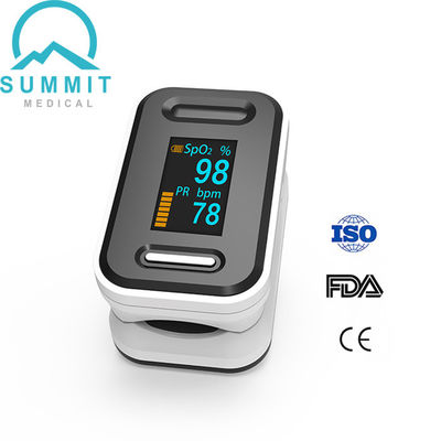 TUV van de de Vingertopimpuls van Ce ISO FDA van de de Golfvormparameter van Oximeter het Zwarte Wit