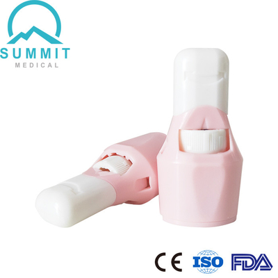 Het regelbare Lancet van het Veiligheidsbloed met 5 Dieptemontages, 28G, Roze, 50 PCs per Doos