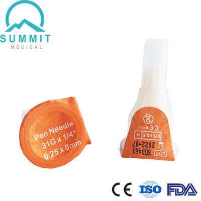 Top Medische Insuline Pen Needles (31G 6mm) 100 Stukken